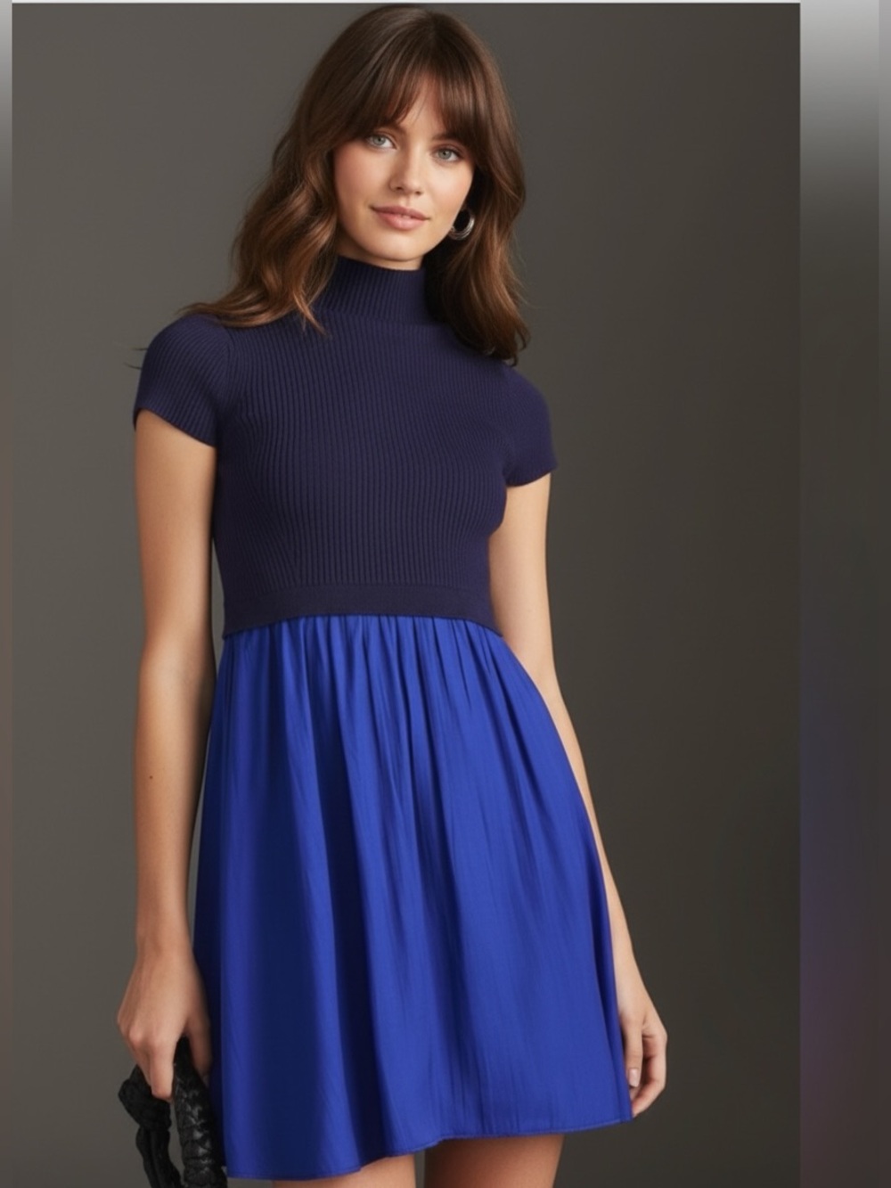 Thea Short Sleeve Twofer Mini Dress by Anthropologie